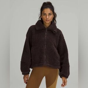 Lululemon brown clinch zip up